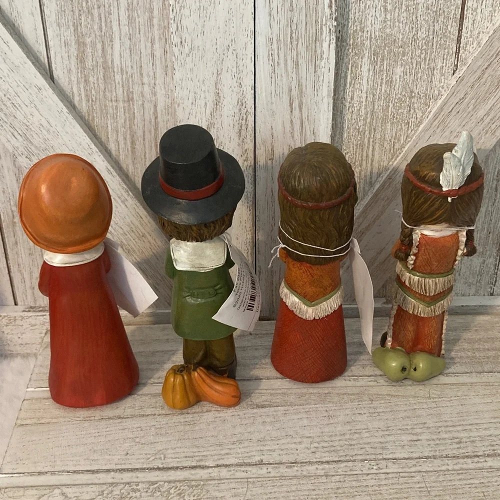 Hobby Lobby 2020 Thanksgiving Figurine Set - Multicolor